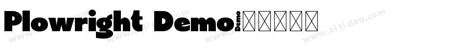 Plowright Demo字体转换